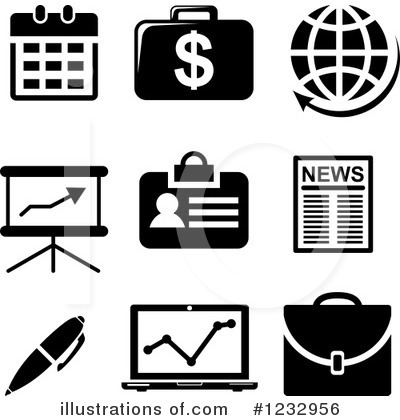 Briefcase Clipart #1232956 by Vector Tradition SM