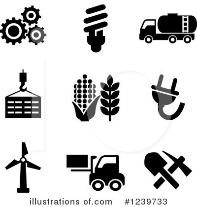 Forklift Clipart #1239733 by Vector Tradition SM