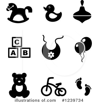 Toys Clipart #1239734 by Vector Tradition SM