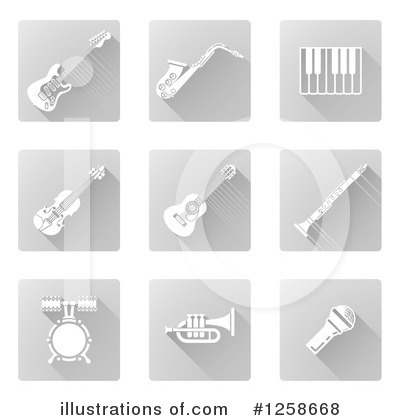 Musical Instruments Clipart #1258668 by AtStockIllustration