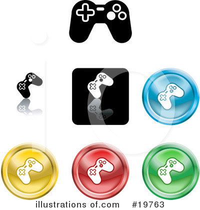 Video Games Clipart #19763 by AtStockIllustration