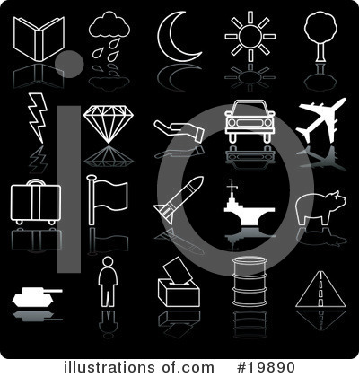 Airplane Clipart #19890 by AtStockIllustration