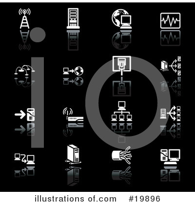 Royalty-Free (RF) Icons Clipart Illustration by AtStockIllustration - Stock Sample #19896