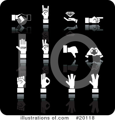 Royalty-Free (RF) Icons Clipart Illustration by AtStockIllustration - Stock Sample #20118