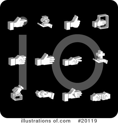 Royalty-Free (RF) Icons Clipart Illustration by AtStockIllustration - Stock Sample #20119