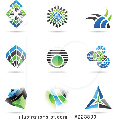 Royalty-Free (RF) Icons Clipart Illustration by cidepix - Stock Sample #223899