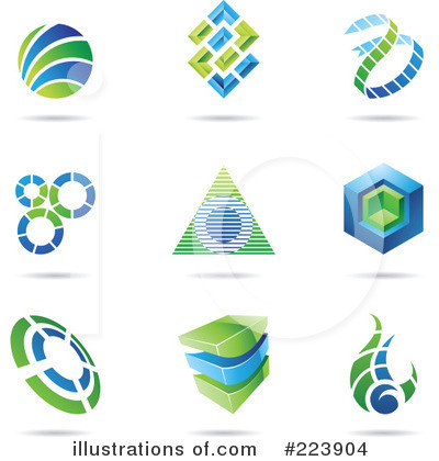 Royalty-Free (RF) Icons Clipart Illustration by cidepix - Stock Sample #223904