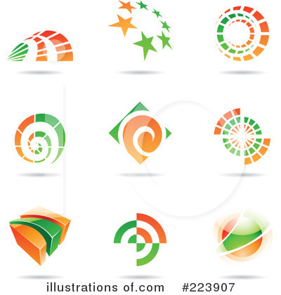 Royalty-Free (RF) Icons Clipart Illustration by cidepix - Stock Sample #223907