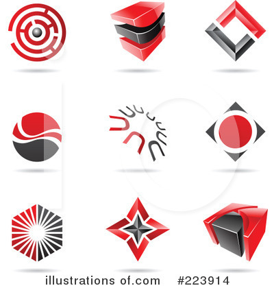 Royalty-Free (RF) Icons Clipart Illustration by cidepix - Stock Sample #223914