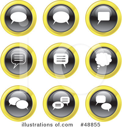 Royalty-Free (RF) Icons Clipart Illustration by Prawny - Stock Sample #48855