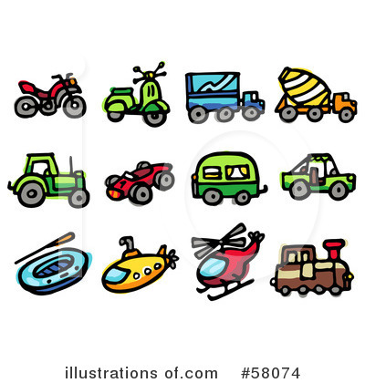 Scooter Clipart #58074 by NL shop