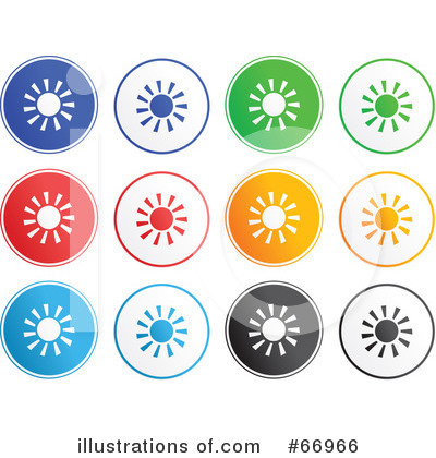 Royalty-Free (RF) Icons Clipart Illustration by Prawny - Stock Sample #66966