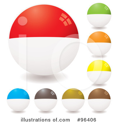 Royalty-Free (RF) Icons Clipart Illustration by michaeltravers - Stock Sample #96406