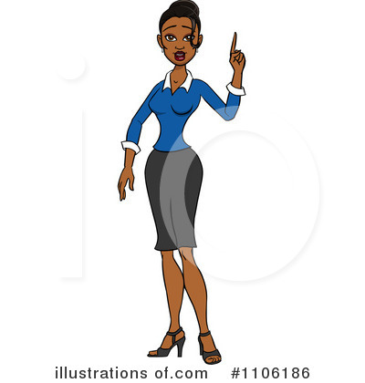 Businesswoman Clipart #1106186 by Cartoon Solutions