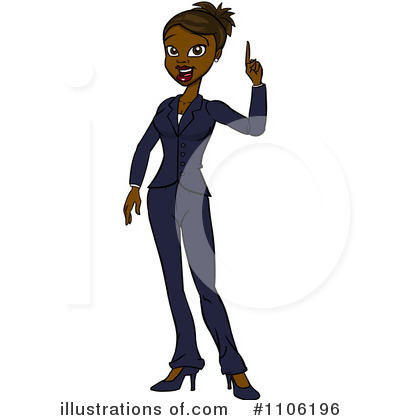 Businesswoman Clipart #1106196 by Cartoon Solutions