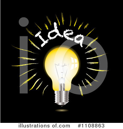 Light Bulb Clipart #1108863 by michaeltravers