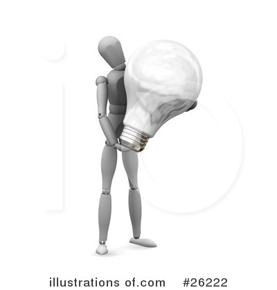 Lightbulb Clipart #26222 by KJ Pargeter