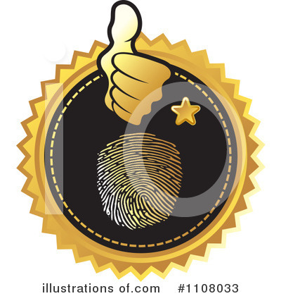 Fingerprint Clipart #1108033 by Lal Perera