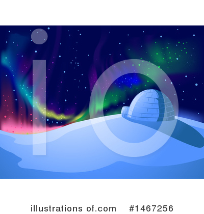 Royalty-Free (RF) Igloo Clipart Illustration by BNP Design Studio - Stock Sample #1467256