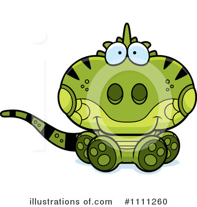 Royalty-Free (RF) Iguana Clipart Illustration by Cory Thoman - Stock Sample #1111260