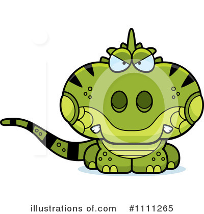 Iguana Clipart #1111265 by Cory Thoman