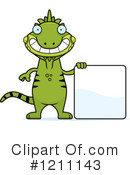 Iguana Clipart #1211143 by Cory Thoman