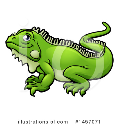 Royalty-Free (RF) Iguana Clipart Illustration by AtStockIllustration - Stock Sample #1457071