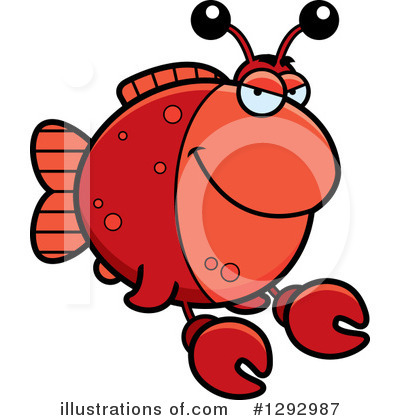 Royalty-Free (RF) Imitation Crab Clipart Illustration by Cory Thoman - Stock Sample #1292987