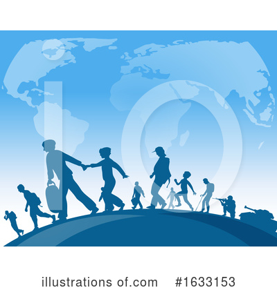 Royalty-Free (RF) Immigration Clipart Illustration by Domenico Condello - Stock Sample #1633153