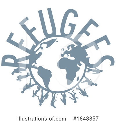 Refugee Clipart #1648857 by Domenico Condello