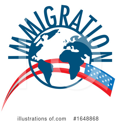 Immigration Clipart #1648868 by Domenico Condello