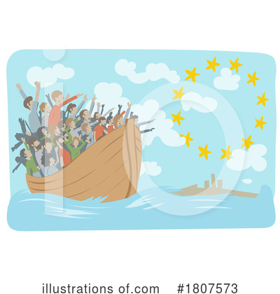 Immigrants Clipart #1807573 by Domenico Condello