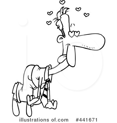 Royalty-Free (RF) In Love Clipart Illustration by toonaday - Stock Sample #441671