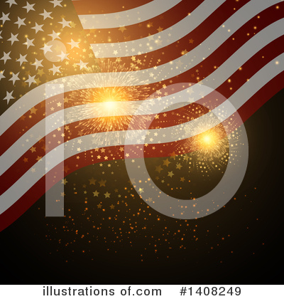 Royalty-Free (RF) Independence Day Clipart Illustration by KJ Pargeter - Stock Sample #1408249