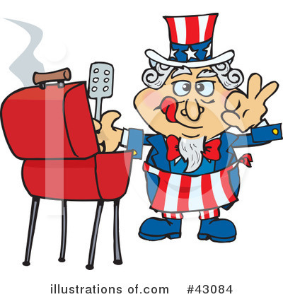 Uncle Sam Character Clipart #43084 by Dennis Holmes Designs