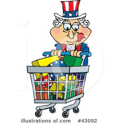 Royalty-Free (RF) Independence Day Clipart Illustration by Dennis Holmes Designs - Stock Sample #43092
