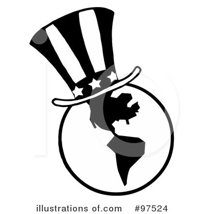 Royalty-Free (RF) Independence Day Clipart Illustration by Hit Toon - Stock Sample #97524