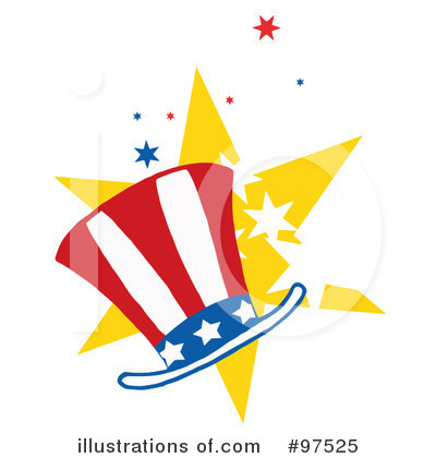 Royalty-Free (RF) Independence Day Clipart Illustration by Hit Toon - Stock Sample #97525