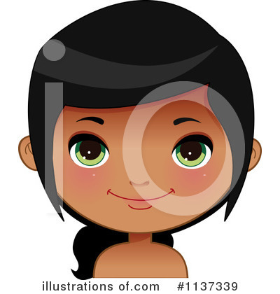 Little Girl Clipart #1137339 by Melisende Vector