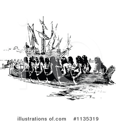 Canoe Clipart #1135319 by Prawny Vintage