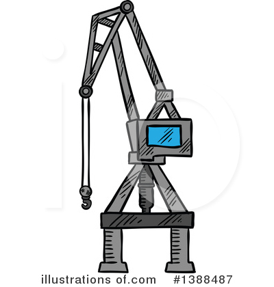 Crane Clipart #1388487 by Vector Tradition SM