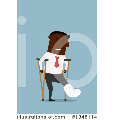 Royalty-Free (RF) Injured Clipart Illustration by Vector Tradition SM - Stock Sample #1348114