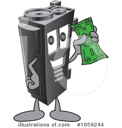 Royalty-Free (RF) Ink Cartridge Clipart Illustration by Mascot Junction - Stock Sample #1059244