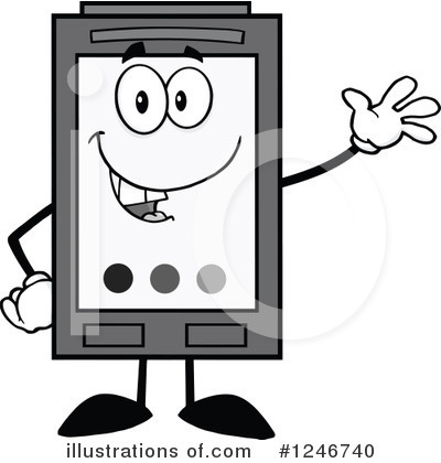 Royalty-Free (RF) Ink Cartridge Clipart Illustration by Hit Toon - Stock Sample #1246740