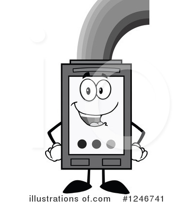 Royalty-Free (RF) Ink Cartridge Clipart Illustration by Hit Toon - Stock Sample #1246741