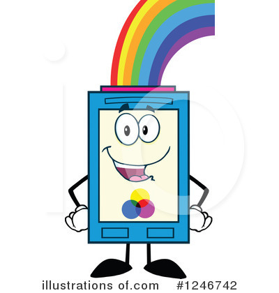 Royalty-Free (RF) Ink Cartridge Clipart Illustration by Hit Toon - Stock Sample #1246742