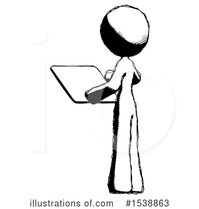 Royalty-Free (RF) Ink Design Mascot Clipart Illustration by Leo Blanchette - Stock Sample #1538863