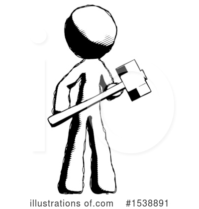 Royalty-Free (RF) Ink Design Mascot Clipart Illustration by Leo Blanchette - Stock Sample #1538891