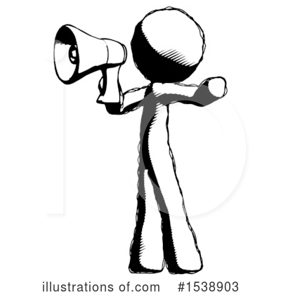 Royalty-Free (RF) Ink Design Mascot Clipart Illustration by Leo Blanchette - Stock Sample #1538903