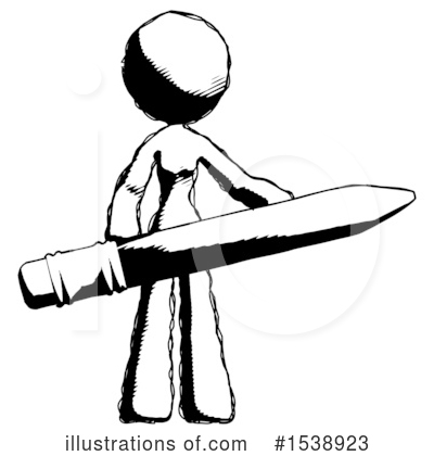 Royalty-Free (RF) Ink Design Mascot Clipart Illustration by Leo Blanchette - Stock Sample #1538923
